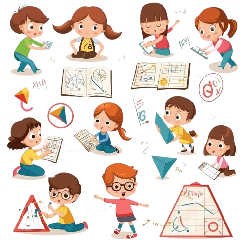 Anak belajar dengan InMath